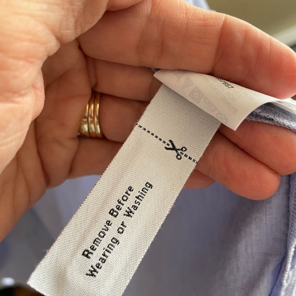 J. Crew sequin tuxedo stripe Oxford - Picture 10 of 10